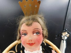 24 in vcr cloth doll heels face